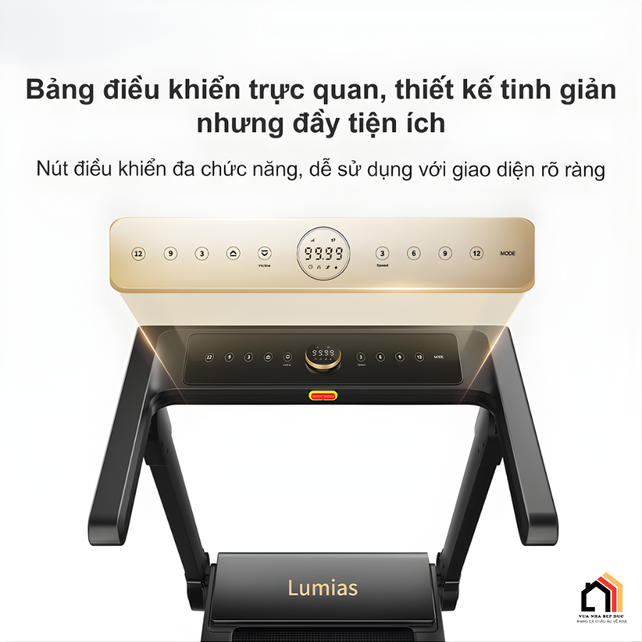 Lumias X26 - Máy chạy bộ leo dốc gấp gọn thế hệ mới 2026 tại Vua Nhà Bếp Đức 12