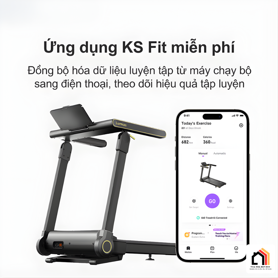 Lumias X26 - Máy chạy bộ leo dốc gấp gọn thế hệ mới 2026 tại Vua Nhà Bếp Đức 13