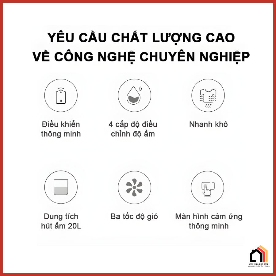 Lumias LMD-20L - Máy hút ẩm không khí hàng chính hãng tại Vua Nhà Bếp Đức 11