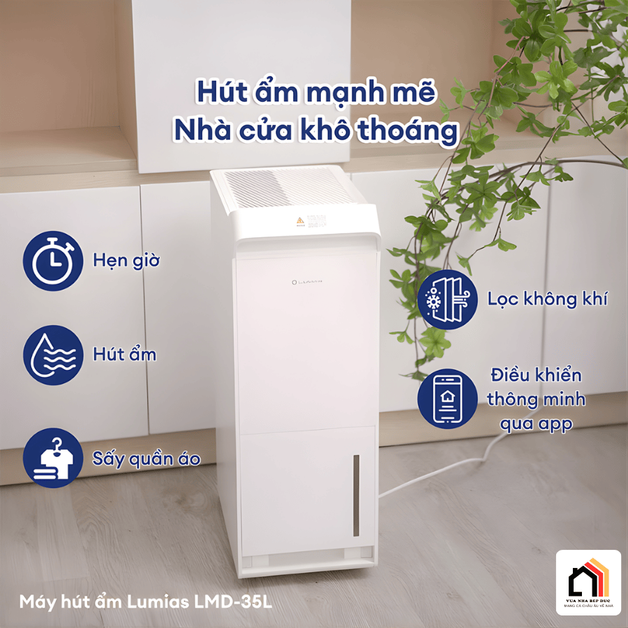 LUMIAS LMD-35L - Máy hút ẩm không khí hàng chính hãng tại Vua Nhà Bếp Đức 02