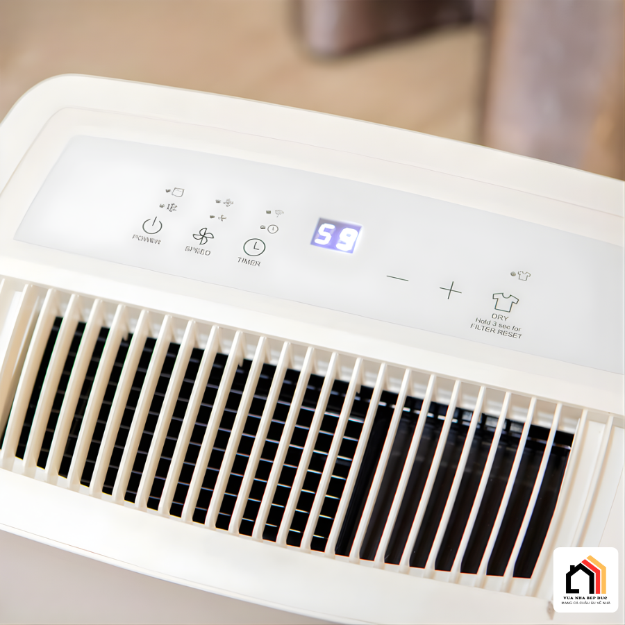 Máy hút ẩm kiêm lọc không khí Lumias D6S-20L tại Vua Nhà Bếp Đức 05