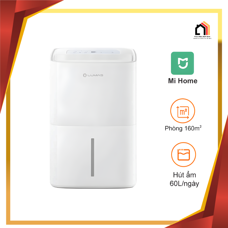 Máy hút ẩm kiêm lọc không khí Lumias D6S - 60L tại Vua Nhà Bếp Đức - 01