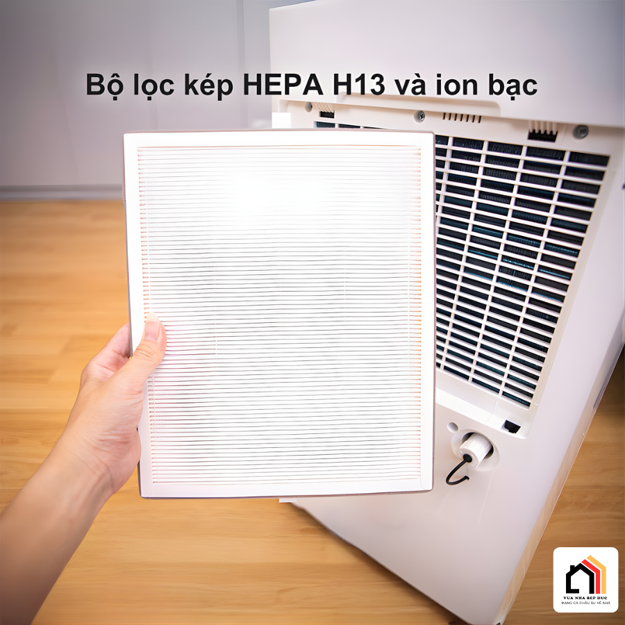 Máy hút ẩm kiêm lọc không khí Lumias D6S - 60L tại Vua Nhà Bếp Đức - 05