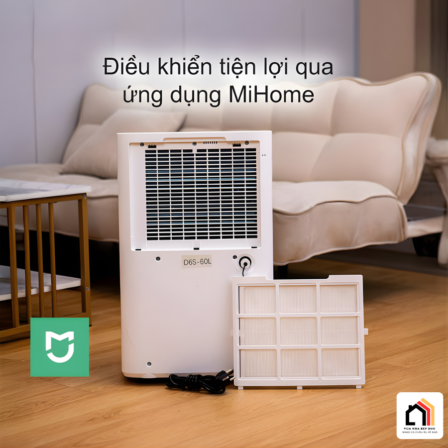 Máy hút ẩm kiêm lọc không khí Lumias D6S - 60L tại Vua Nhà Bếp Đức - 07