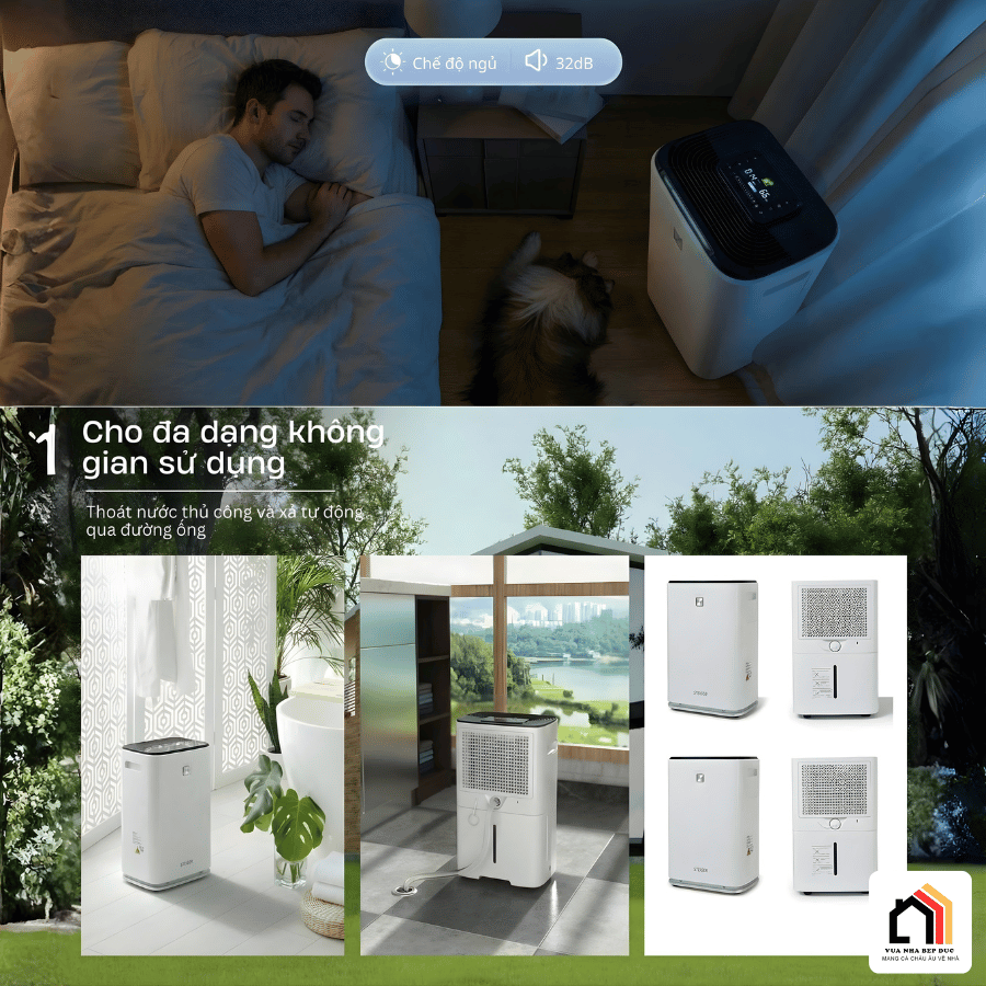 Máy Hút Ẩm Kèm Lọc Không Khí Steiger 835DW/PRO 35L tại Vua Nhà Bếp Đức 05