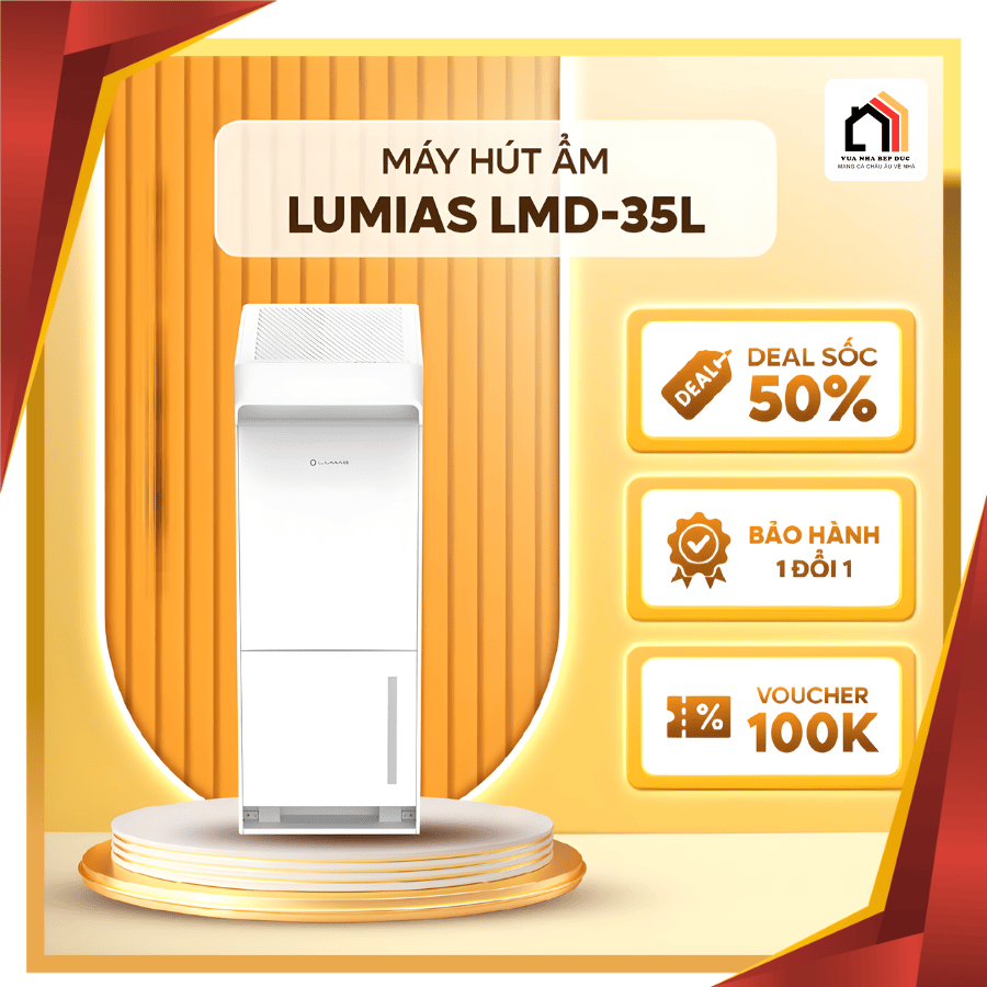 LUMIAS LMD-35L - Máy Hút Ẩm Không Khí Hàng Chính Hãng