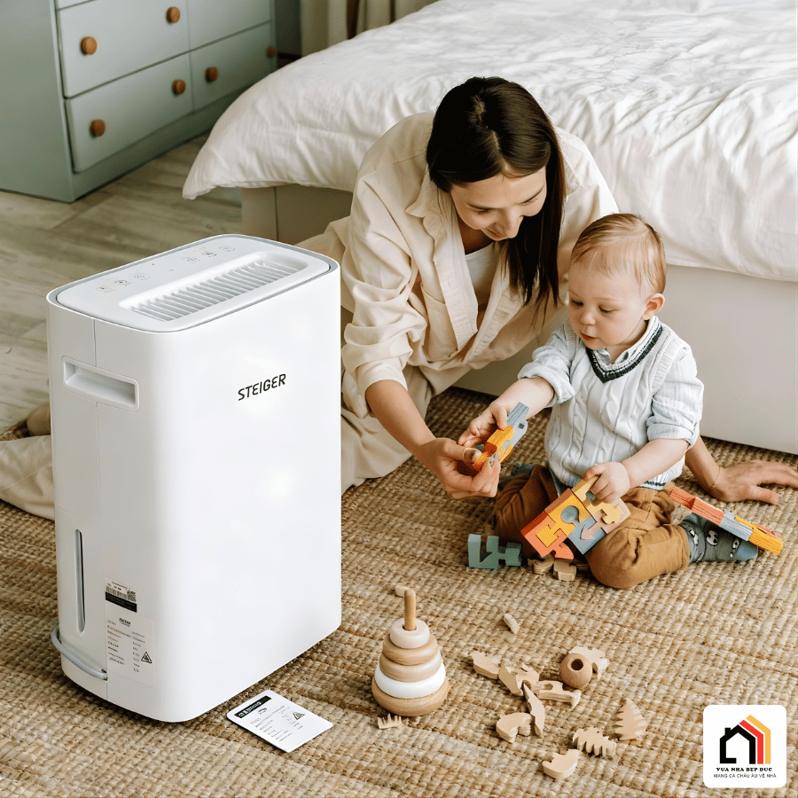 Máy hút ẩm Steiger 825DW/ 25L - Siêu Sale 2026 tại Vua Nhà Bếp Đức 04