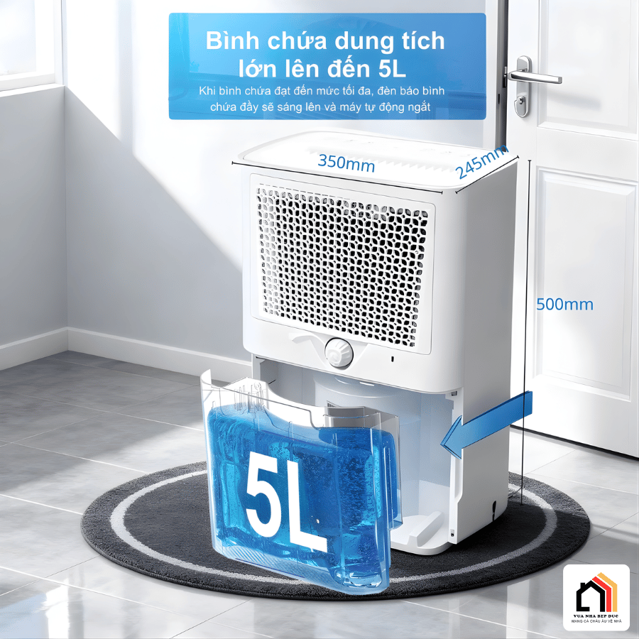 Máy hút ẩm Steiger 825DW/ 25L - Siêu Sale 2026 tại Vua Nhà Bếp Đức 08