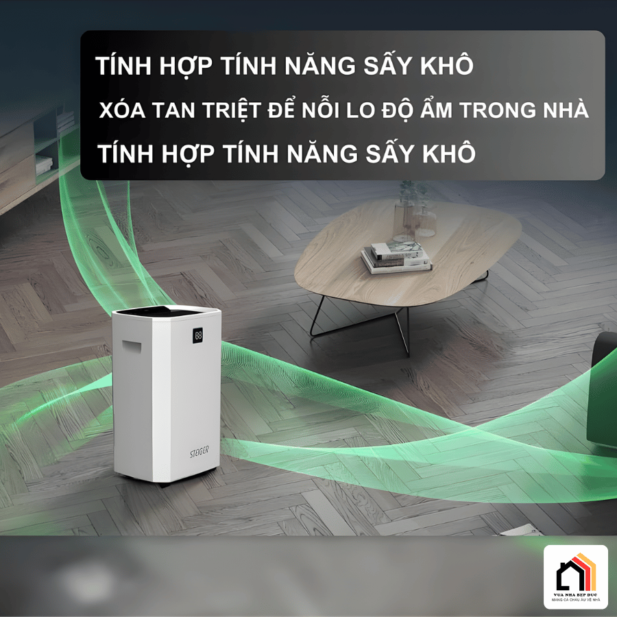 Máy Hút Ẩm Steiger 855BW/ 55L - Siêu Sale 2026 tại Vua Nhà Bếp Đức 06