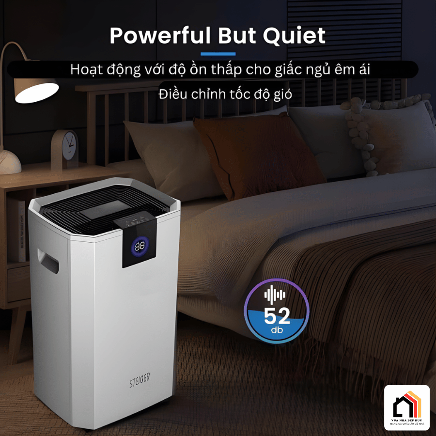 Máy Hút Ẩm Steiger 855BW/ 55L - Siêu Sale 2026 tại Vua Nhà Bếp Đức 07