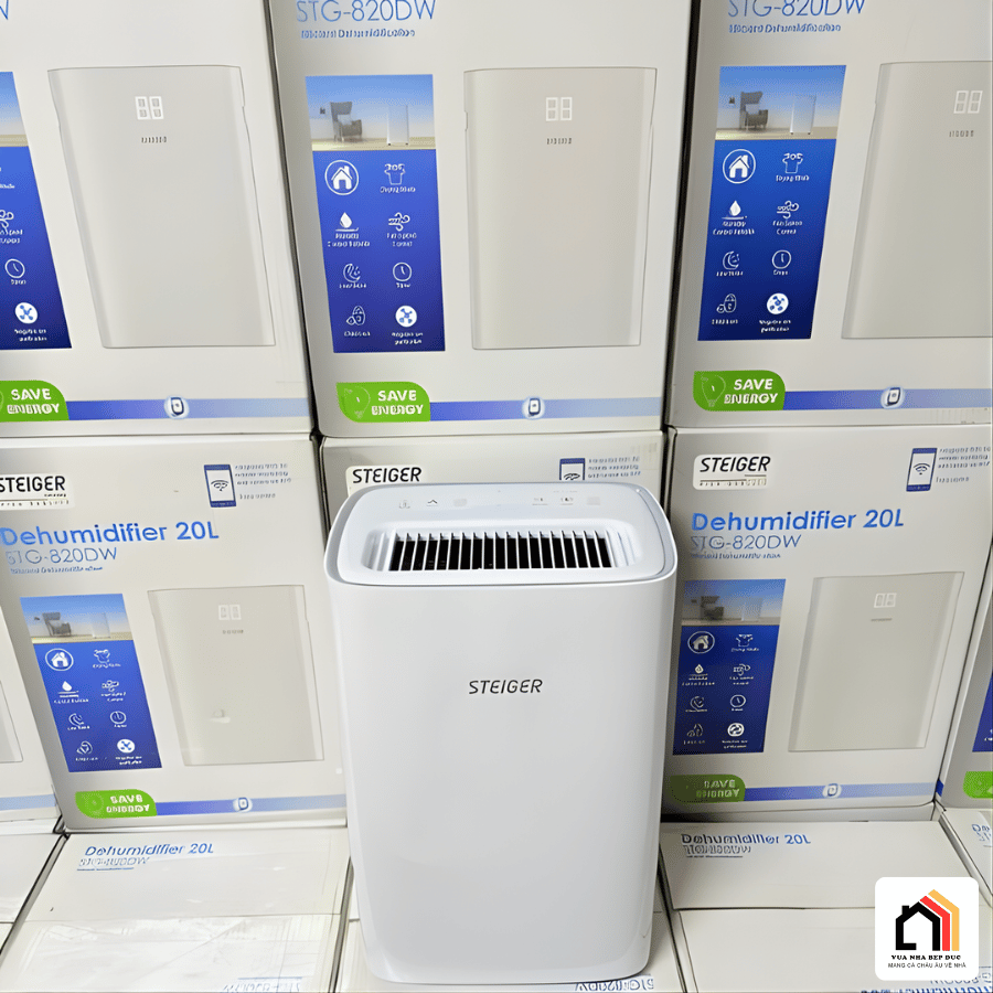 Máy hút ẩm Steiger 820DW/ 20L - Siêu Sale 2026 tại Vua Nhà Bếp Đức 09