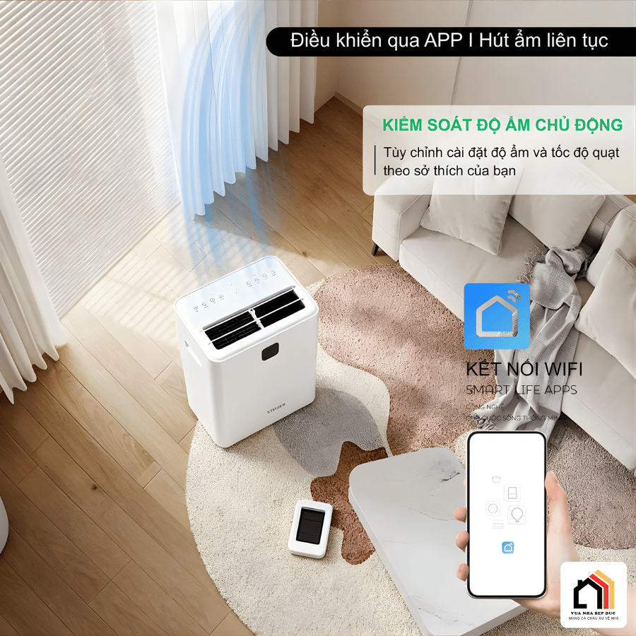 Máy hút ẩm Steiger 860DW/ 60L - Siêu Sale 2026 tại Vua Nhà Bếp Đức 04