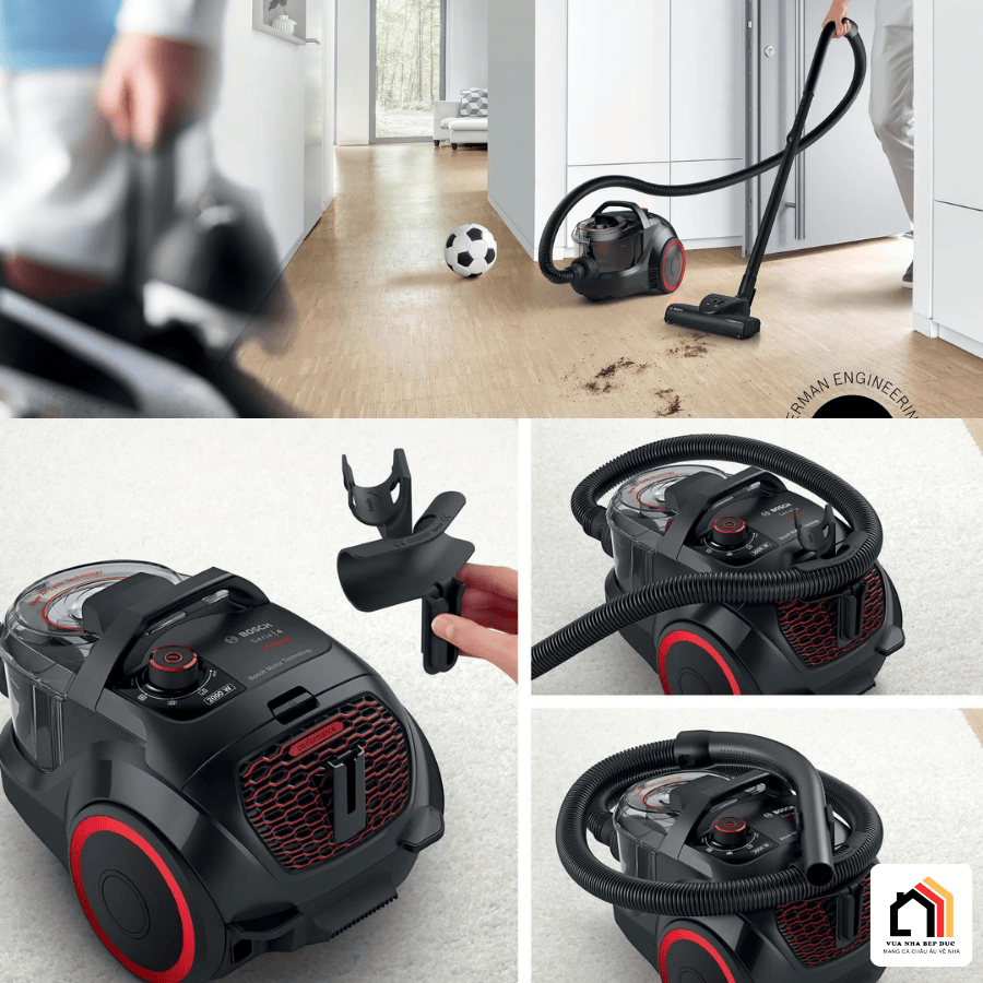 BOSCH BGS21WPOW - Máy hút bụi thế hệ mới 2026 tại Vua Nhà Bếp Đức 02