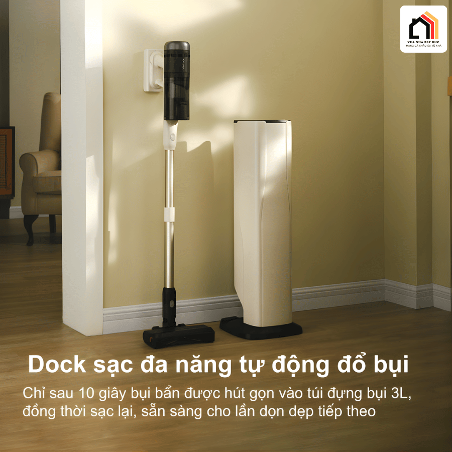 Roborock H60 Hub Pro - Máy hút bụi cầm tay thế hệ mới 2026 tại Vua Nhà Bếp Đức 04