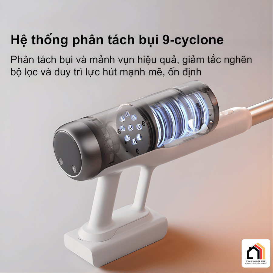 Roborock H60 Hub Pro - Máy hút bụi cầm tay thế hệ mới 2026 tại Vua Nhà Bếp Đức 08