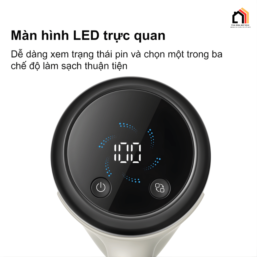 Roborock H60 Hub Pro - Máy hút bụi cầm tay thế hệ mới 2026 tại Vua Nhà Bếp Đức 12