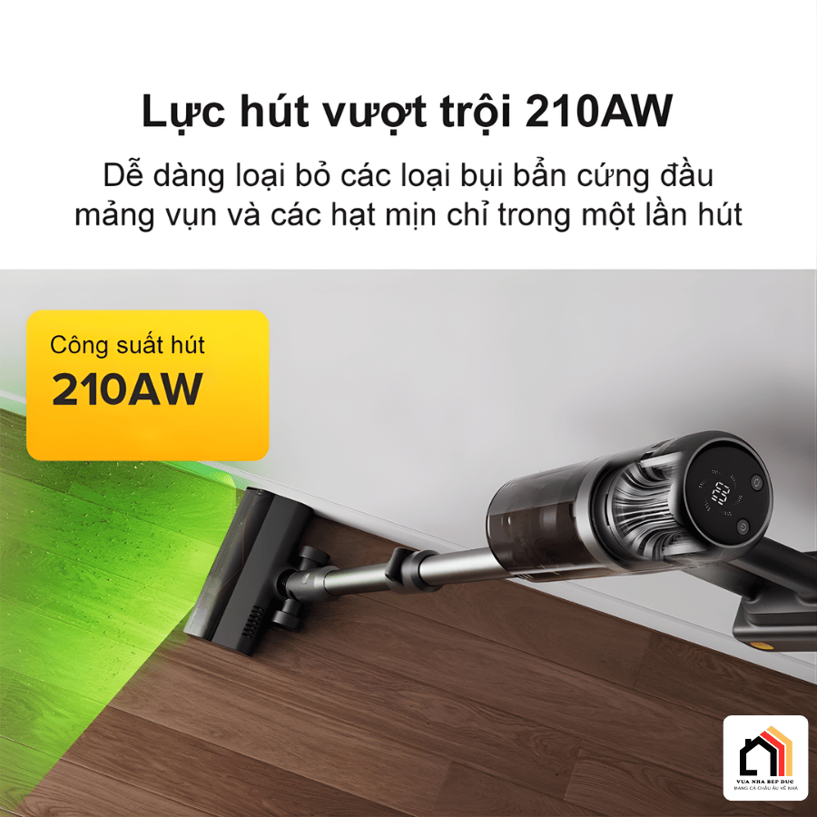 Roborock H60 Ultra - Máy hút bụi cầm tay thế hệ mới 2026 tại Vua Nhà Bếp Đức 04