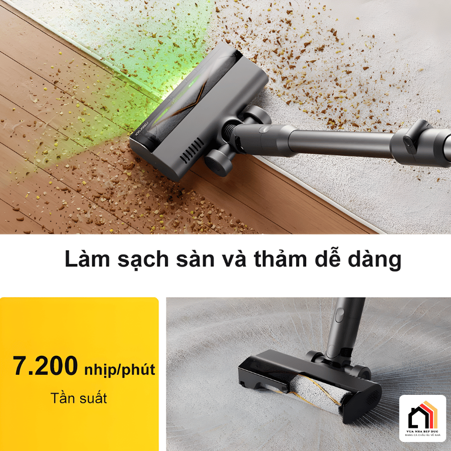 Roborock H60 Ultra - Máy hút bụi cầm tay thế hệ mới 2026 tại Vua Nhà Bếp Đức 07