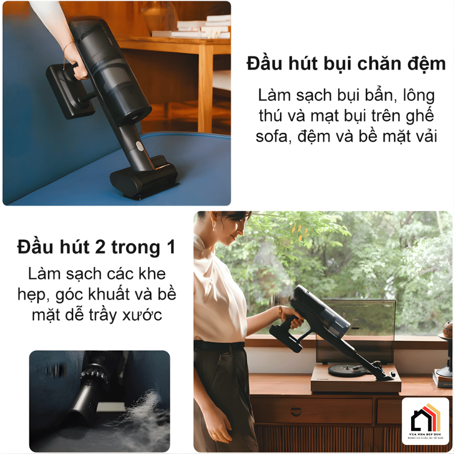 Roborock H60 Ultra - Máy hút bụi cầm tay thế hệ mới 2026 tại Vua Nhà Bếp Đức 11