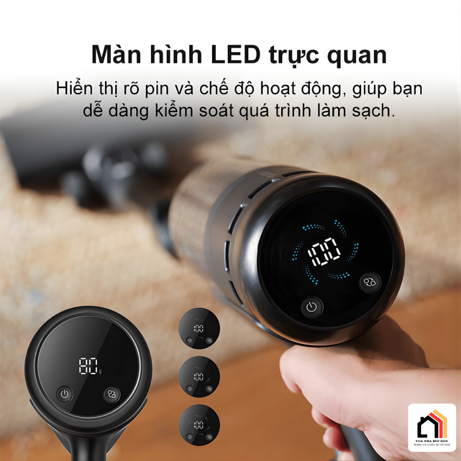 Roborock H60 Ultra - Máy hút bụi cầm tay thế hệ mới 2026 tại Vua Nhà Bếp Đức 13