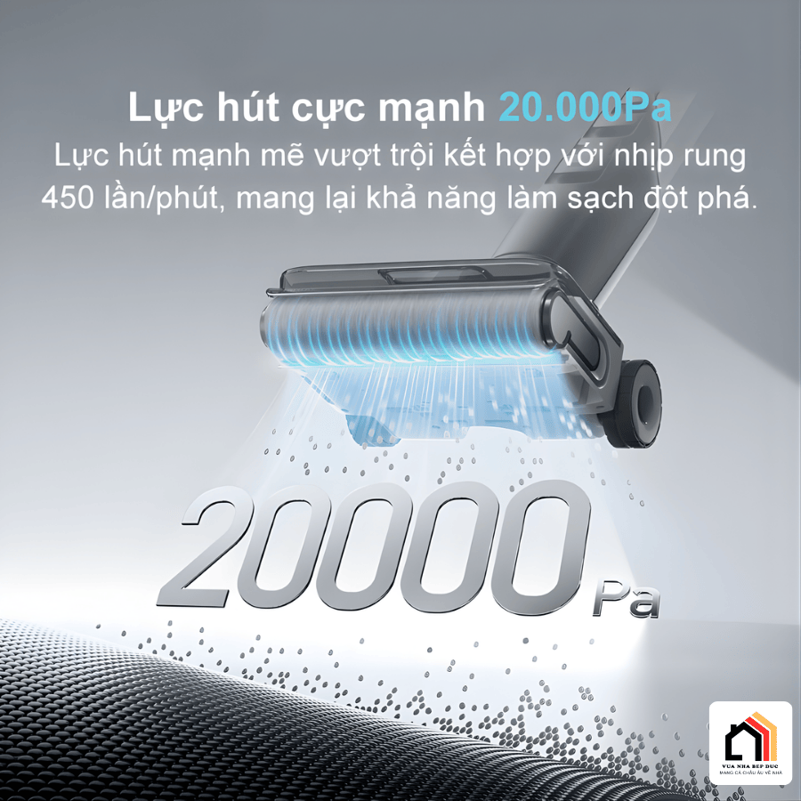 Roborock F25 - máy hút bụi lau nhà cầm tay bản quốc tế tại Vua Nhà Bếp Đức 02