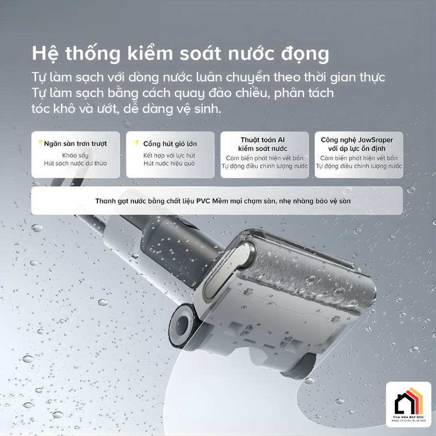 Roborock F25 - máy hút bụi lau nhà cầm tay bản quốc tế tại Vua Nhà Bếp Đức 10