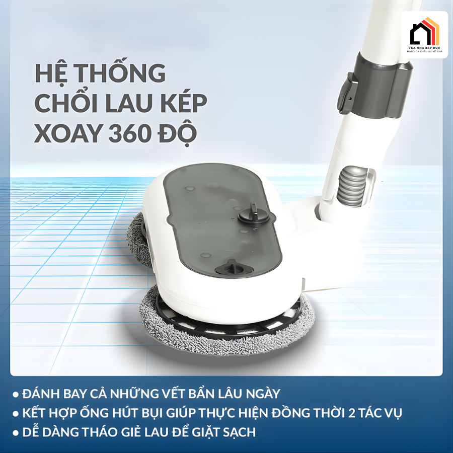 ULTTY V08 - Máy hút bụi lau nhà thế hệ mới 2026 tại Vua Nhà Bếp Đức 06