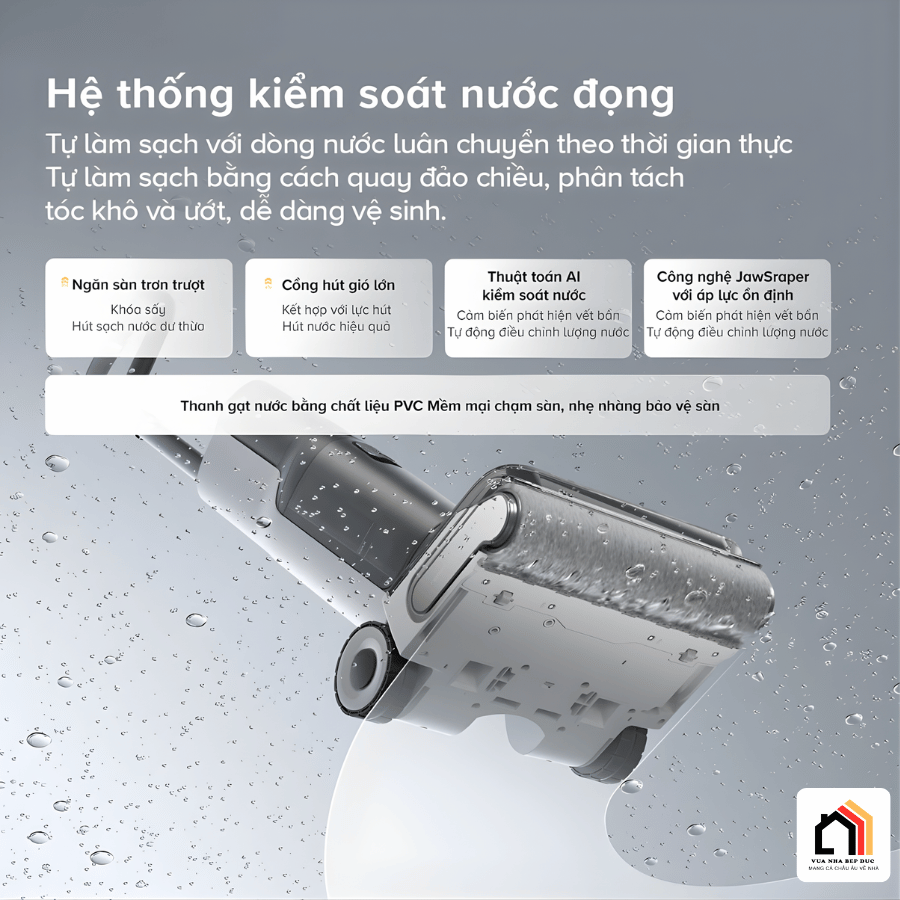 Roborock F25 ACE - Máy hút bụi lau nhà thế hệ mới 2026 tại Vua Nhà Bếp Đức 8