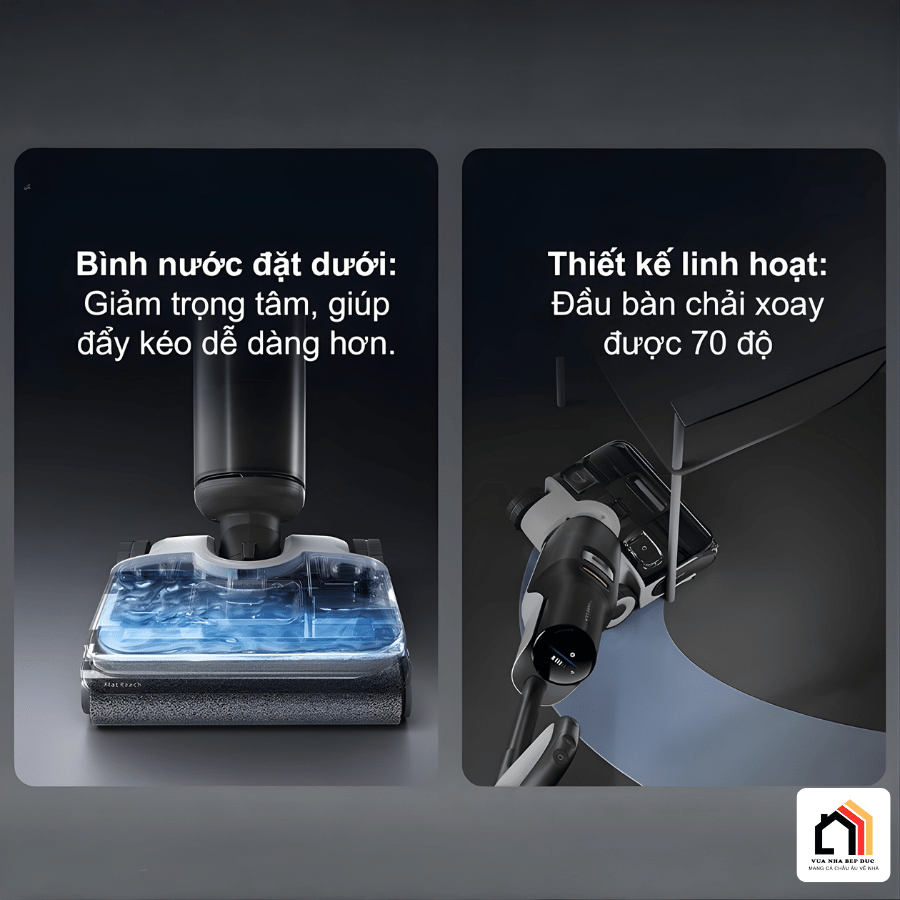 Roborock F25 ACE - Máy hút bụi lau nhà thế hệ mới 2026 tại Vua Nhà Bếp Đức 10
