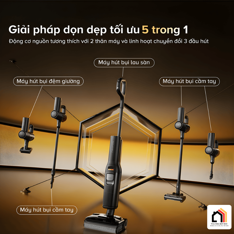 Roborock F25 ACE Combo - Máy hút bụi lau nhà 2026 tại Vua Nhà Bếp Đức 04