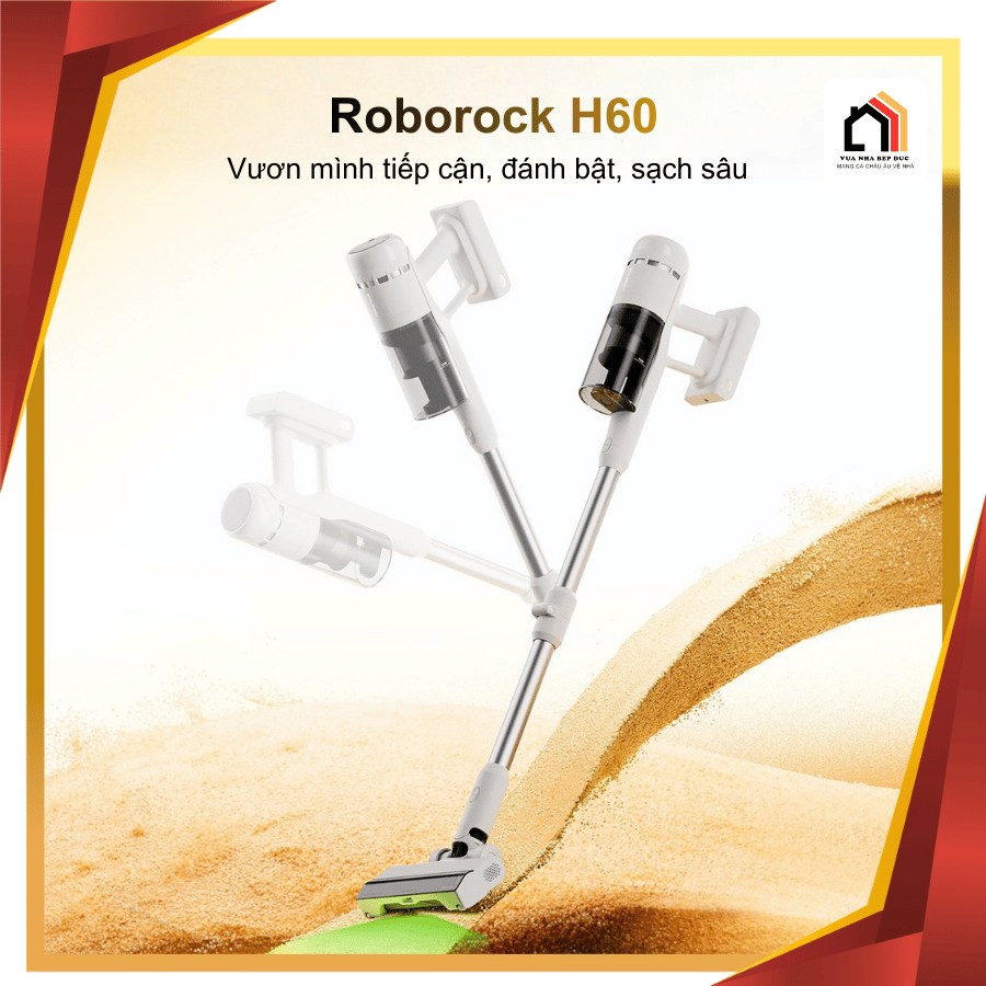 Roborock H60 - Máy hút bụi cầm tay thế hệ mới 2026