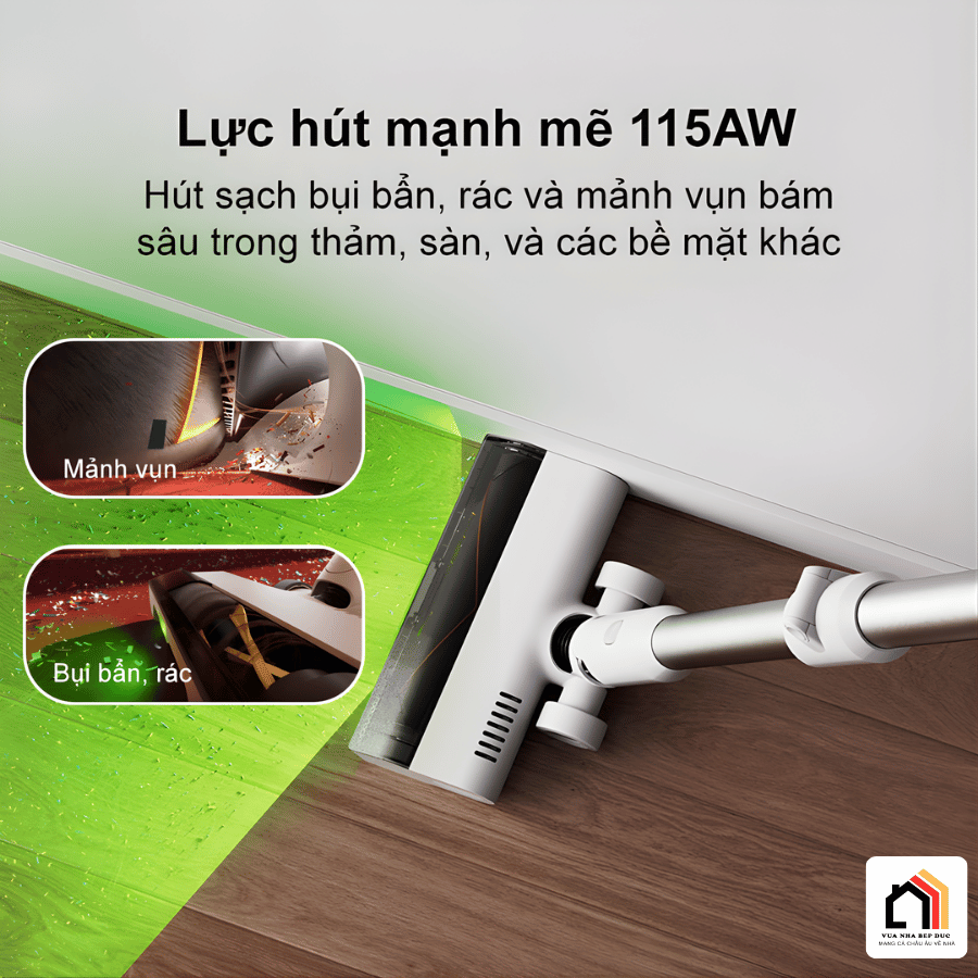 Roborock H60 - Máy hút bụi cầm tay thế hệ mới 2026 tại Vua Nhà Bếp Đức 03
