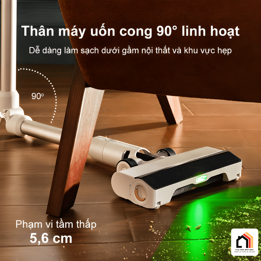 Roborock H60 - Máy hút bụi cầm tay thế hệ mới 2026 tại Vua Nhà Bếp Đức 04