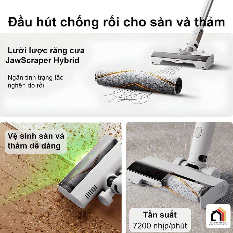 Roborock H60 - Máy hút bụi cầm tay thế hệ mới 2026 tại Vua Nhà Bếp Đức 07