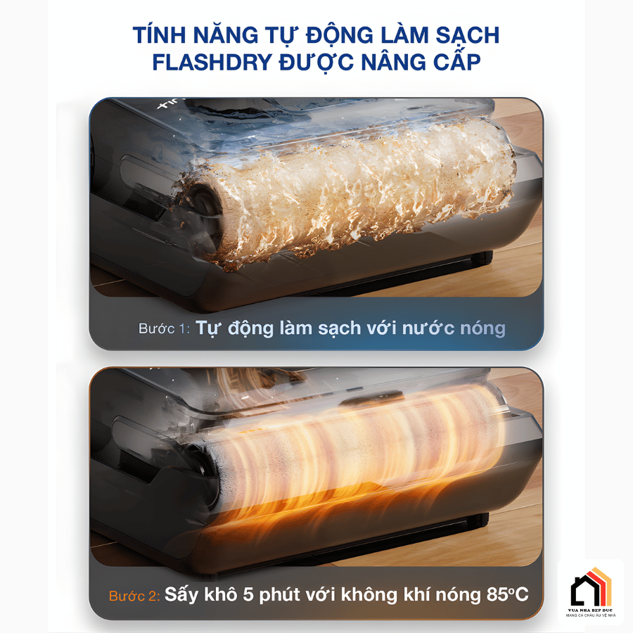 Tineco Floor One i6 Stretch Plus - Máy Hút Bụi Lau Nhà 2026 tại Vua Nhà Bếp Đức 07