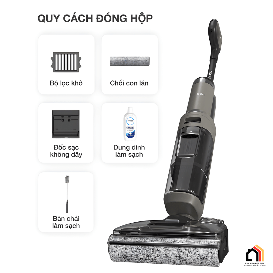 Tineco Floor One i6 Stretch Plus - Máy Hút Bụi Lau Nhà 2026 tại Vua Nhà Bếp Đức 16
