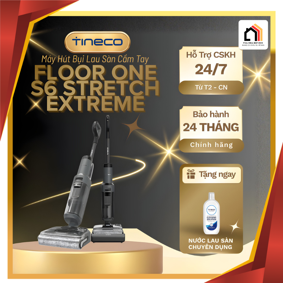 Tineco Floor One S6 Stretch Extreme - Máy hút bụi lau nhà 2026
