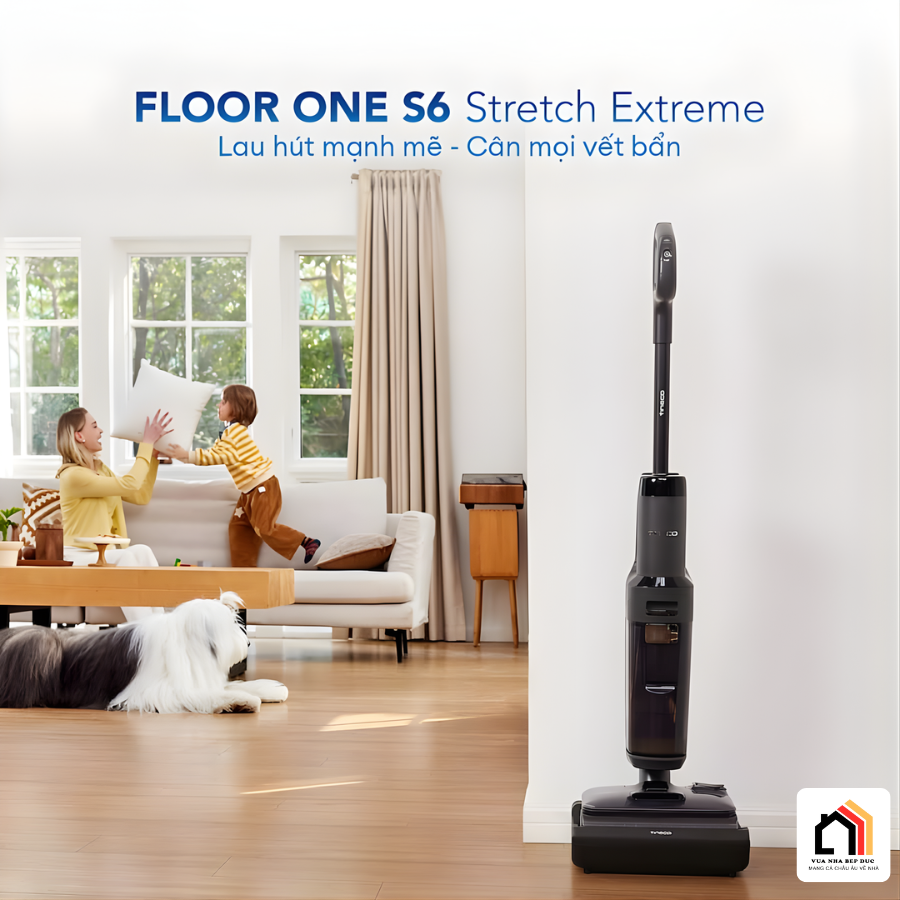 Tineco Floor One S6 Stretch Extreme - Máy hút bụi lau nhà 2026 tại Vua Nhà Bếp Đức 12