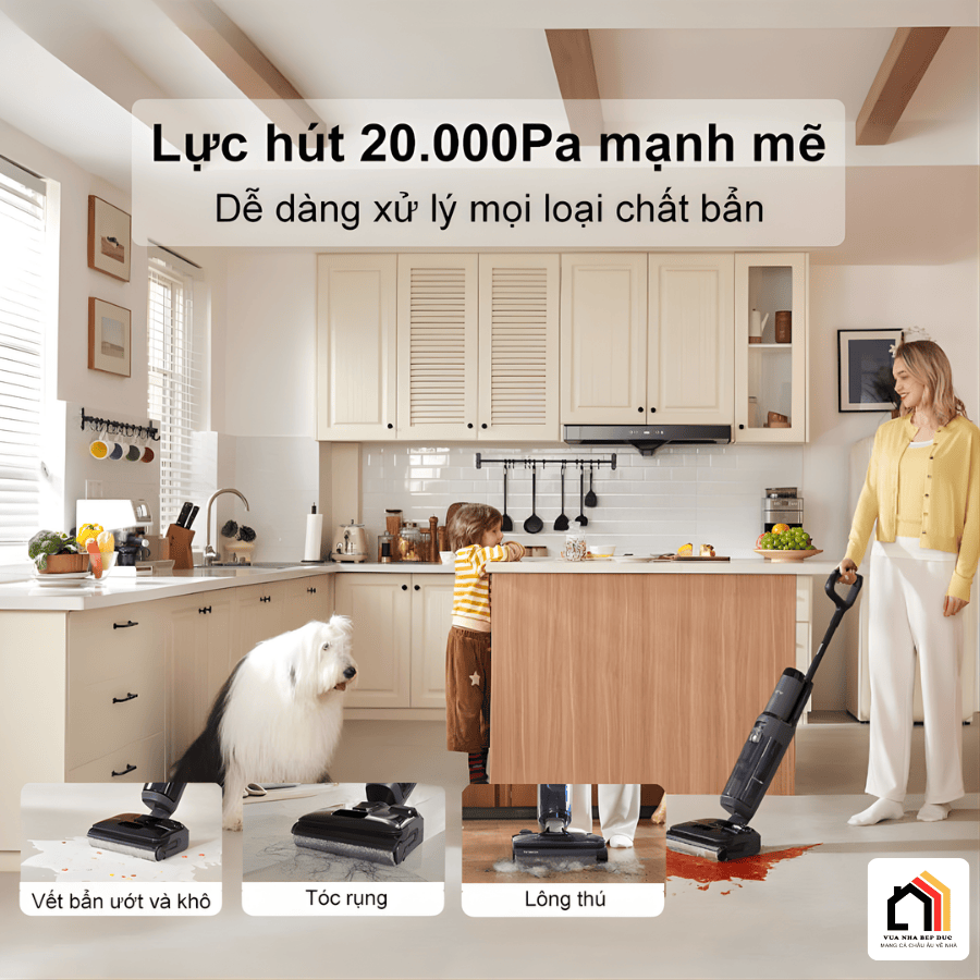 Tineco Floor One S6 Stretch Extreme - Máy hút bụi lau nhà 2026 tại Vua Nhà Bếp Đức 11