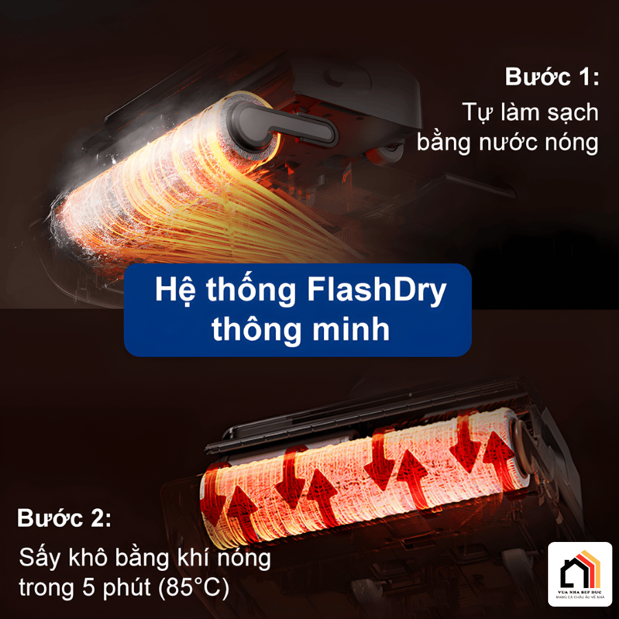 Tineco Floor One S6 Stretch Extreme - Máy hút bụi lau nhà 2026 tại Vua Nhà Bếp Đức 05