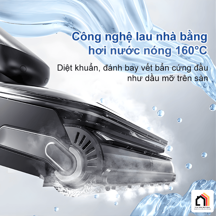 Máy hút bụi lau nhà Tineco Floor One S9 Artist Steam Pro tai Vua Nhà Bếp Đức - 11