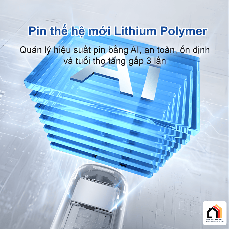 Máy hút bụi lau nhà Tineco Floor One S9 Artist Steam Pro tai Vua Nhà Bếp Đức - 06