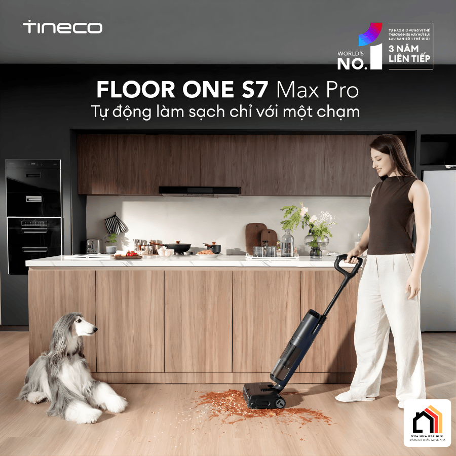 Tineco Floor One S7 Max Pro - Máy hút bụi lau nhà thế hệ mới 2026 tại Vua Nhà Bếp Đức 03