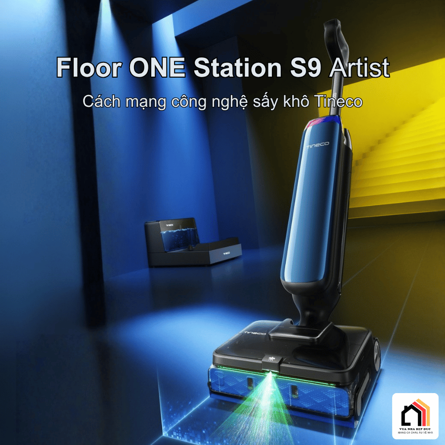 Tineco Station S9 Artist - Máy Hút Bụi Lau Nhà 2026 tại Vua Nhà Bếp Đức 03