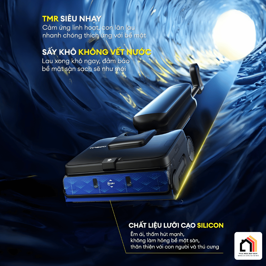 Tineco Station S9 Artist - Máy Hút Bụi Lau Nhà 2026 tại Vua Nhà Bếp Đức 04