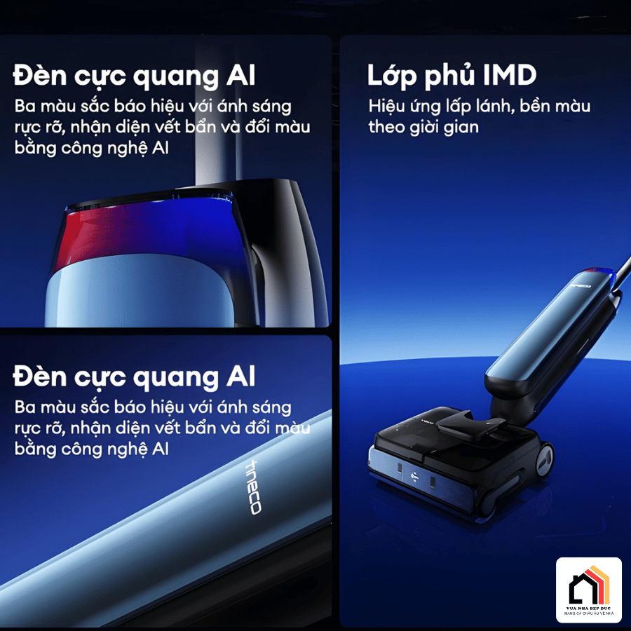 Tineco Station S9 Artist - Máy Hút Bụi Lau Nhà 2026 tại Vua Nhà Bếp Đức 16