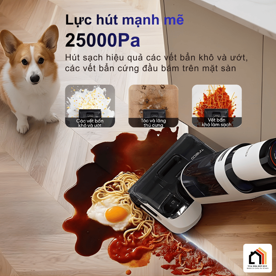 Tineco Floor One S6 Stretch Max - Máy Hút Bụi Lau Sàn Khô Ướt 2026 tại Vua Nhà Bếp Đức 03