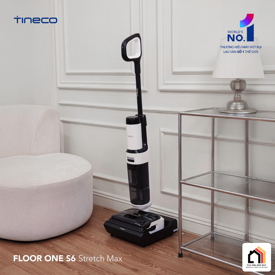Tineco Floor One S6 Stretch Max - Máy Hút Bụi Lau Sàn Khô Ướt 2026 tại Vua Nhà Bếp Đức 17