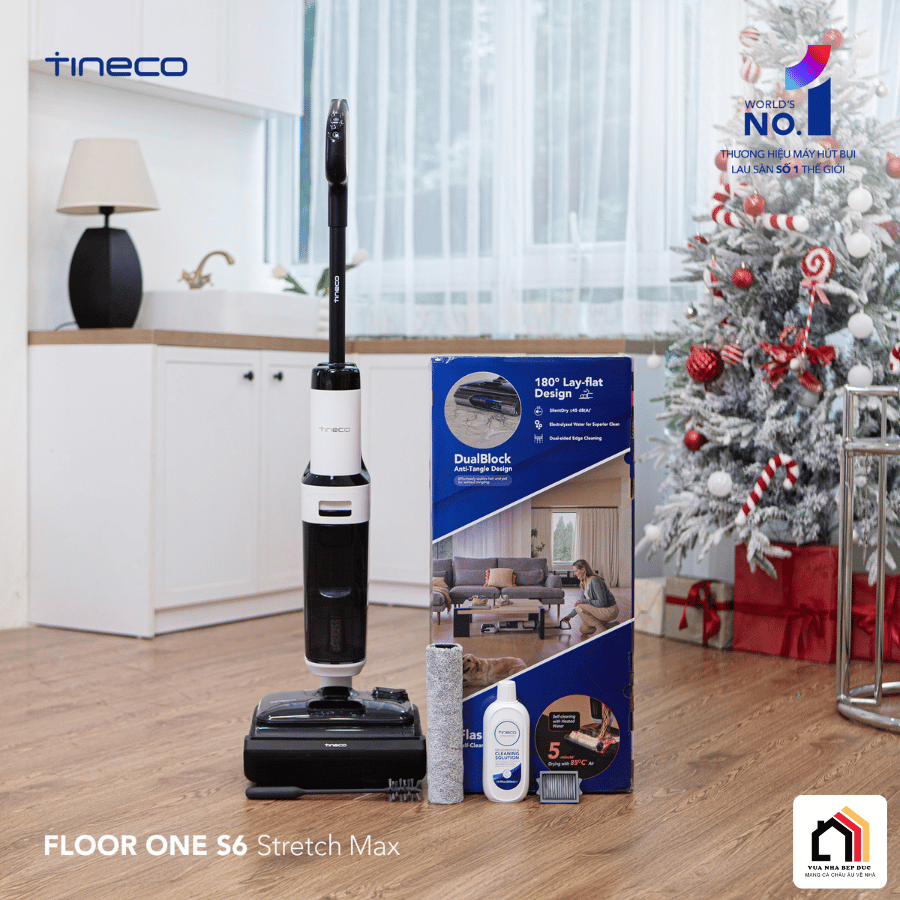 Tineco Floor One S6 Stretch Max - Máy Hút Bụi Lau Sàn Khô Ướt 2026 tại Vua Nhà Bếp Đức 18