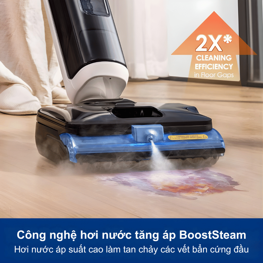 Tineco Floor One S6 Stretch Steam - Máy hút bụi lau sàn khô ướt 2026 tại Vua Nhà Bếp Đức 03